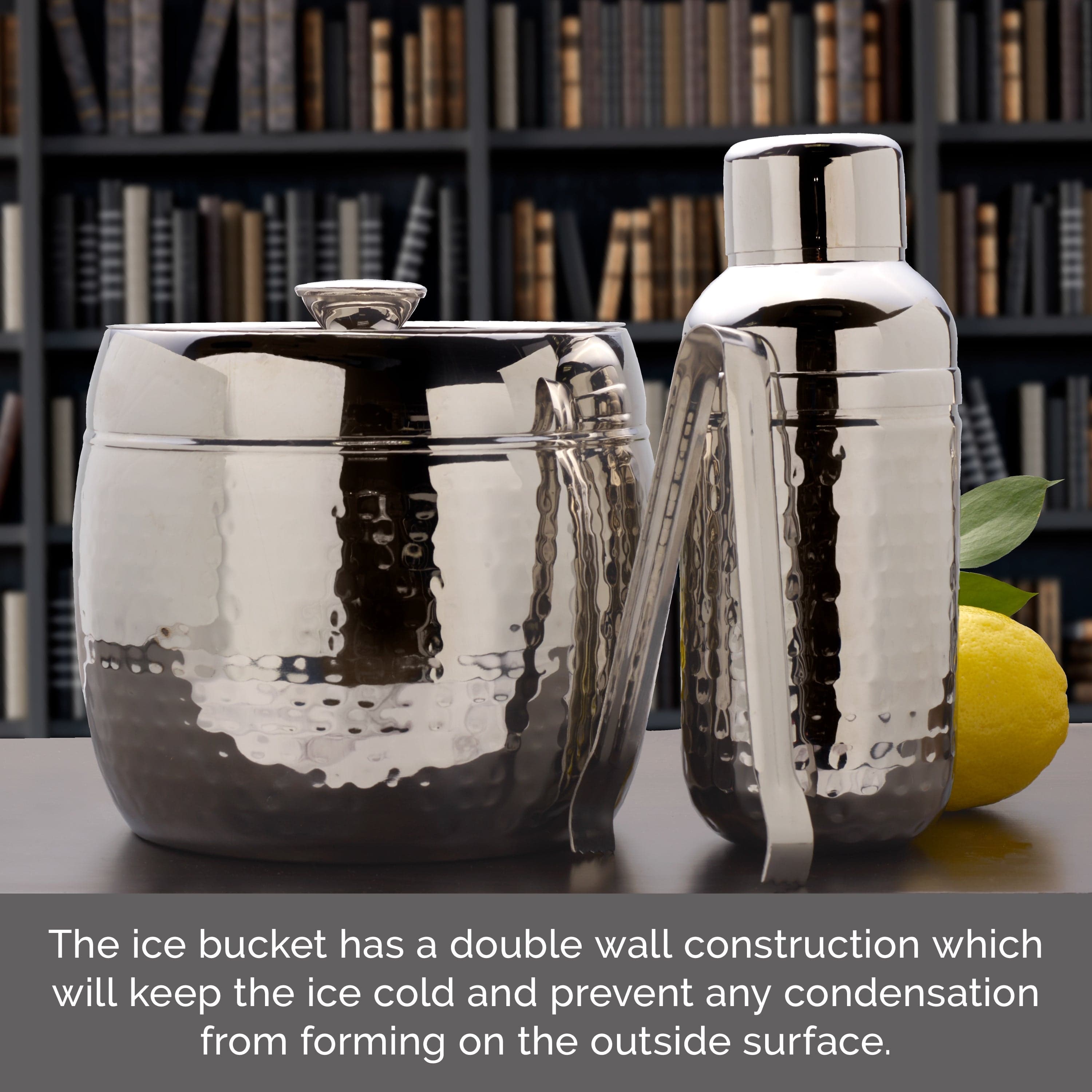 Hammered 3 Piece Bar Tool Set