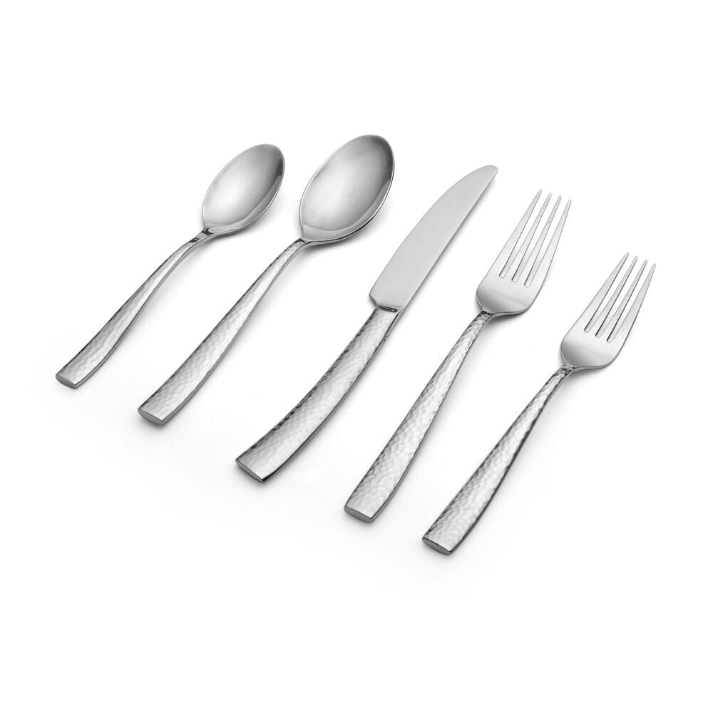 Textured 42 Piece Flatware Set, Service for 8