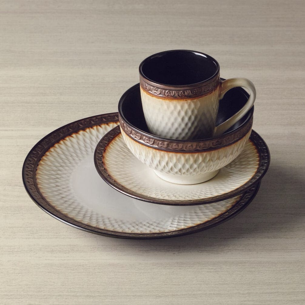 Sorrento 16 Piece Dinnerware Set, Service for 4