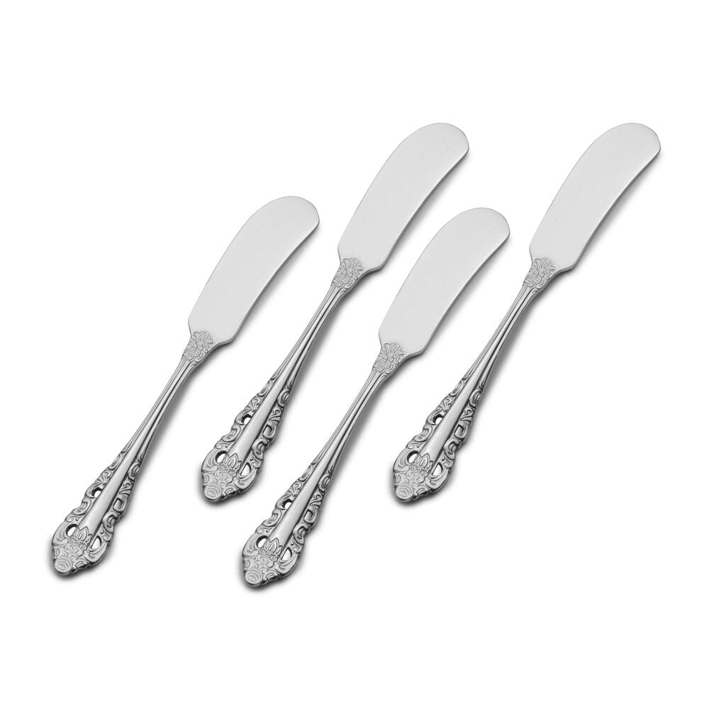 Antique Baroque Set of 4 Spreaders