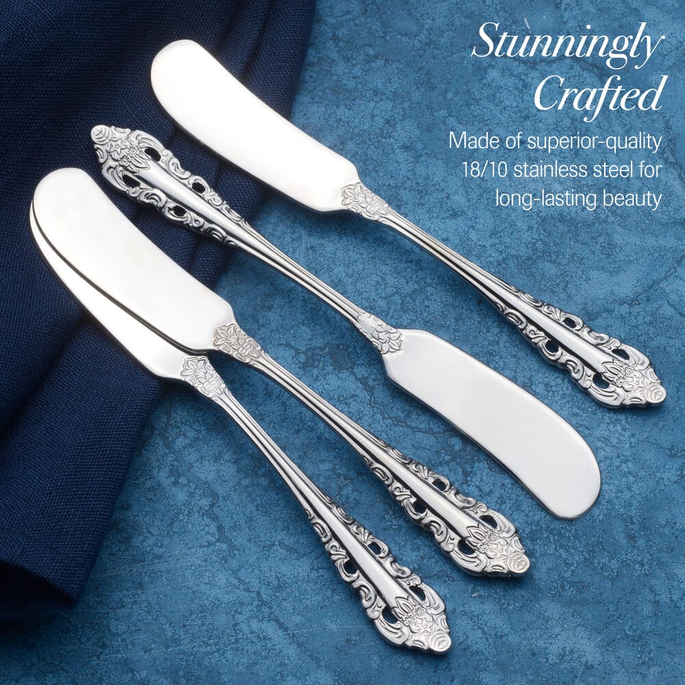 Antique Baroque Set of 4 Spreaders