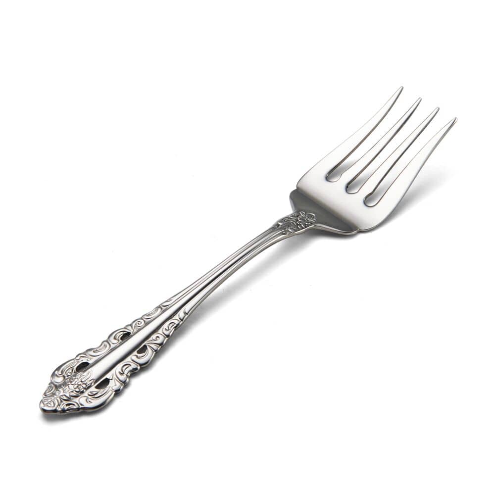 Antique Baroque Serving Fork