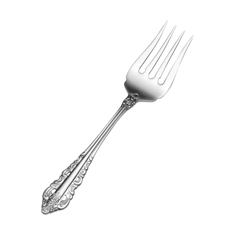 Antique Baroque Serving Fork