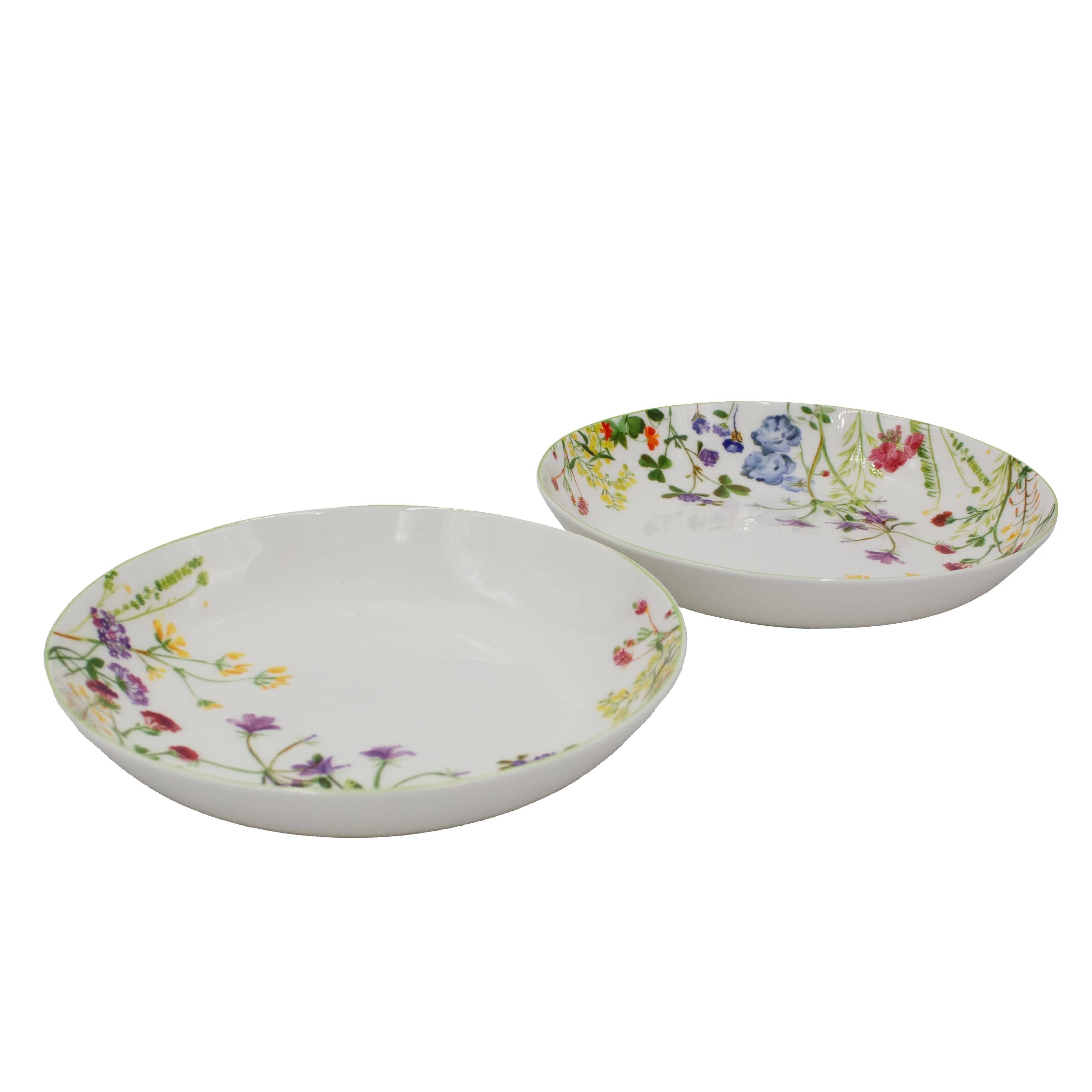 Wildflower Garden Set of 2 Pasta Bowls