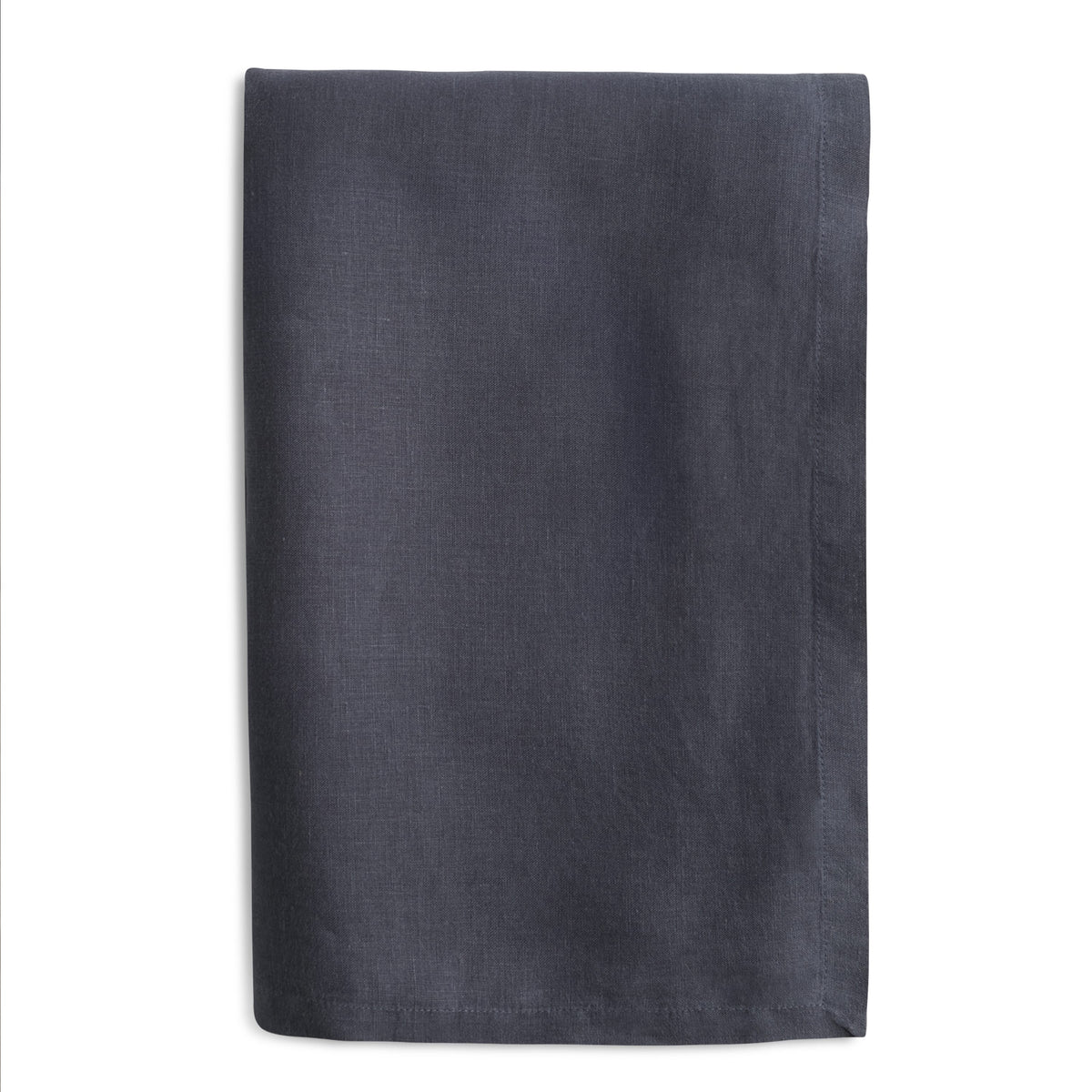 Midnight Off-Black European Linen 55 x 110 Rectangular Tablecloth