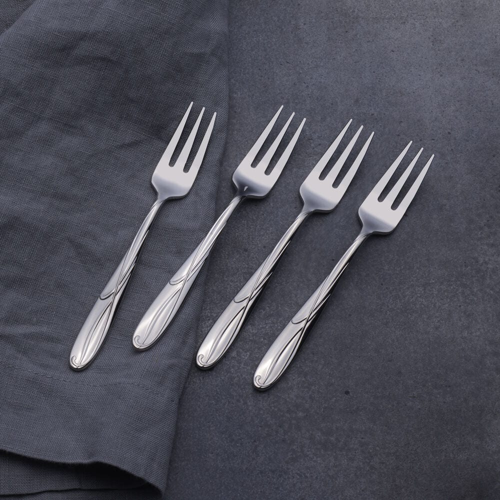 Cocoa Blossom Set of 4 Appetizer Forks