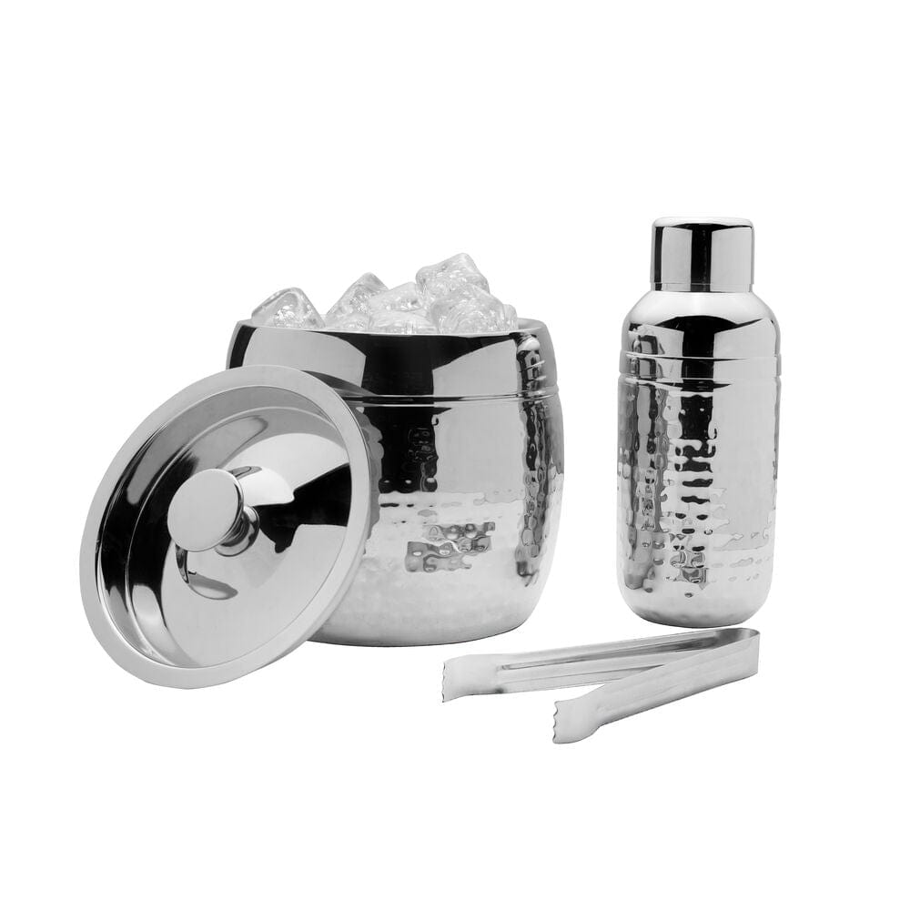 Hammered 3 Piece Bar Tool Set