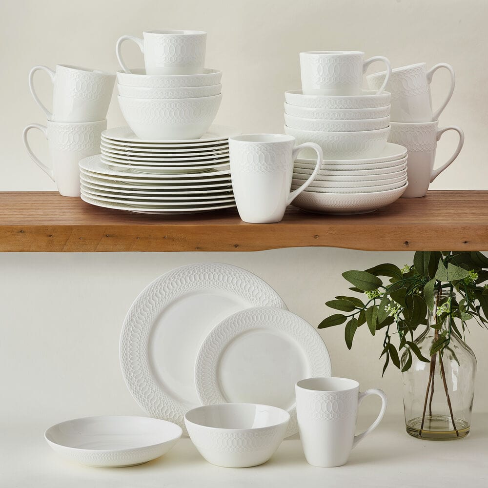 Levi 40 Piece Dinnerware Set, Service for 8