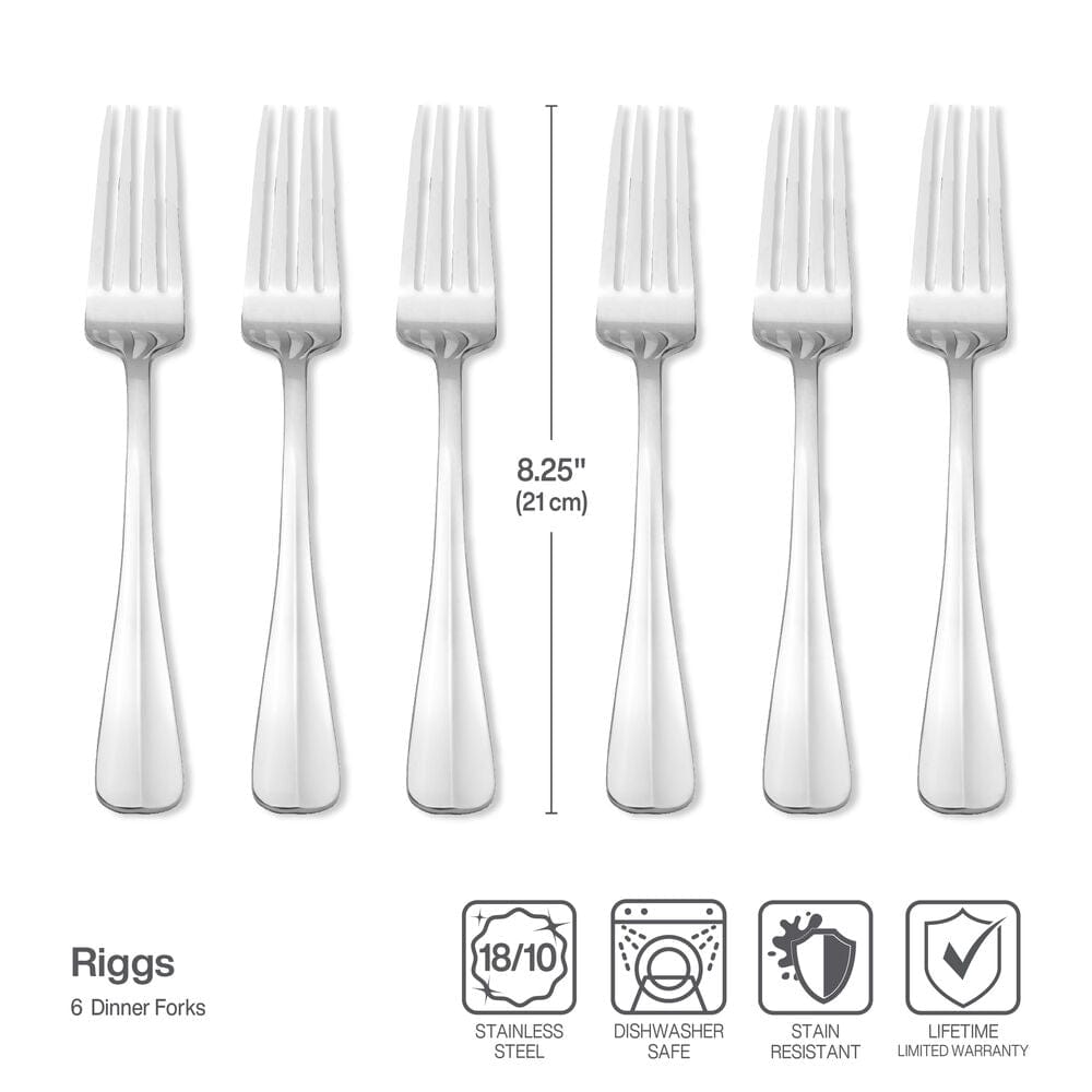 Riggs Set of 6 Dinner Forks