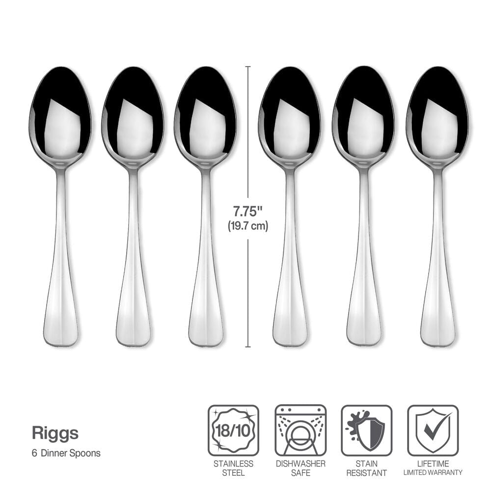 Riggs Set of 6 Dinner Spoons