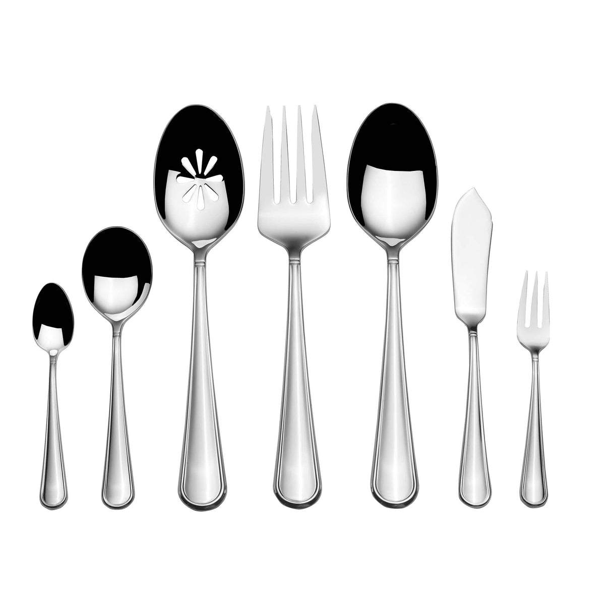 Virtuoso 114 Piece Flatware Set with Expandable Caddy, Service for 12