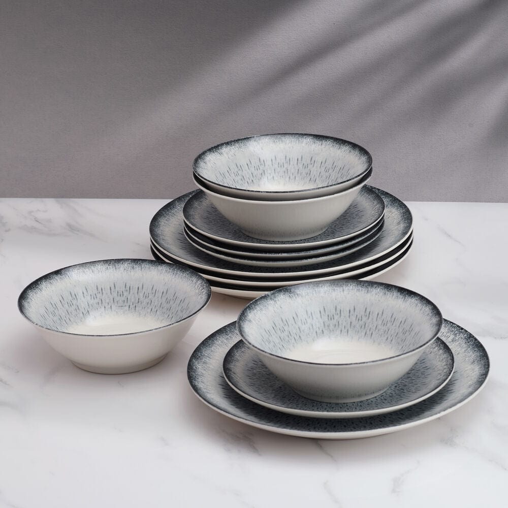 Matteo 12 Piece Dinnerware Set, Service For 4