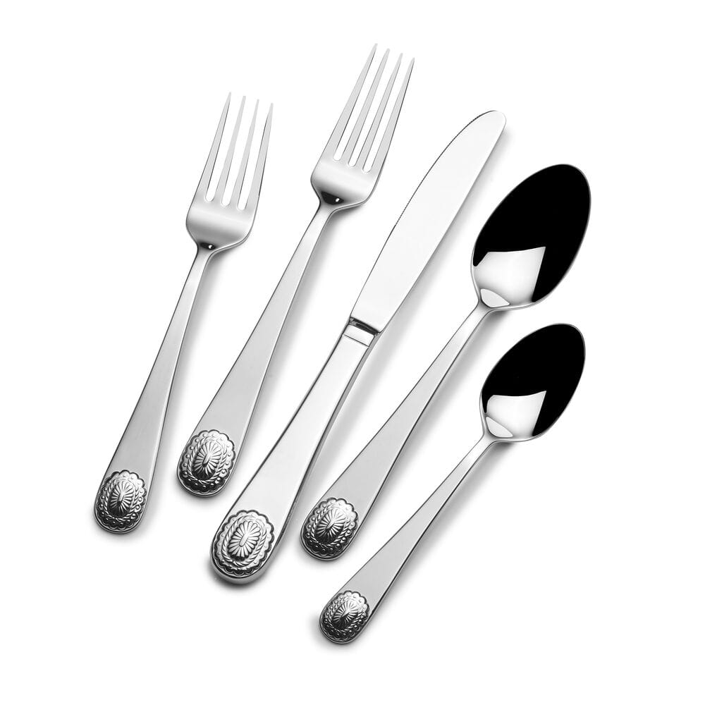 Concho 20 Piece Flatware Set, Service for 4