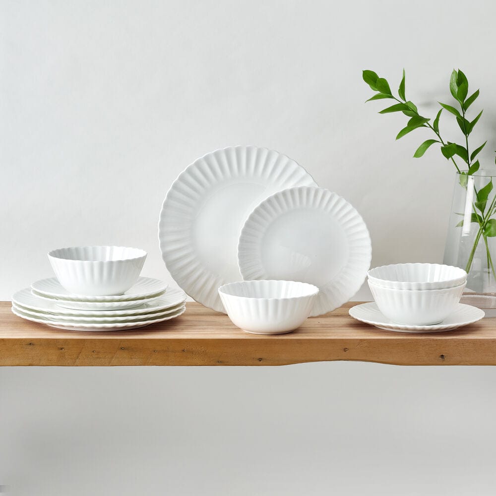 Isadora 12 Piece Dinnerware Set, Service For 4