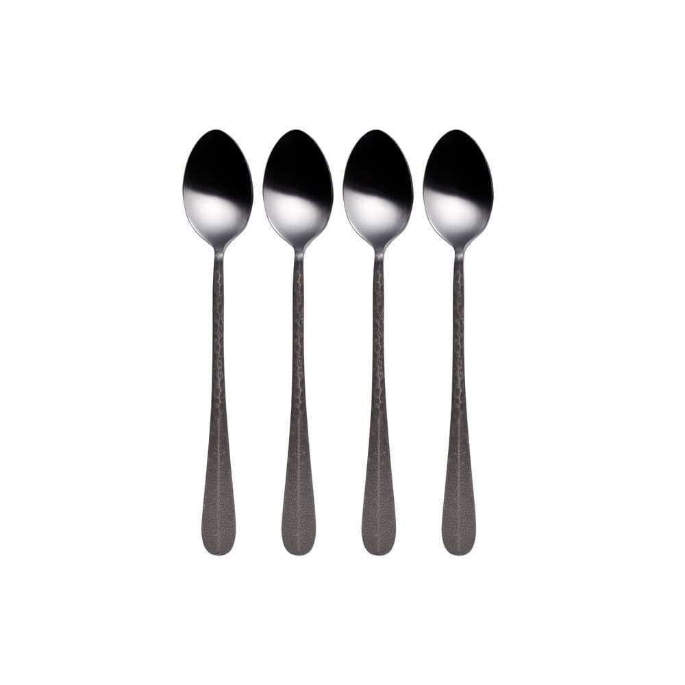 Sable Black Set of 4 Long Handled Spoons