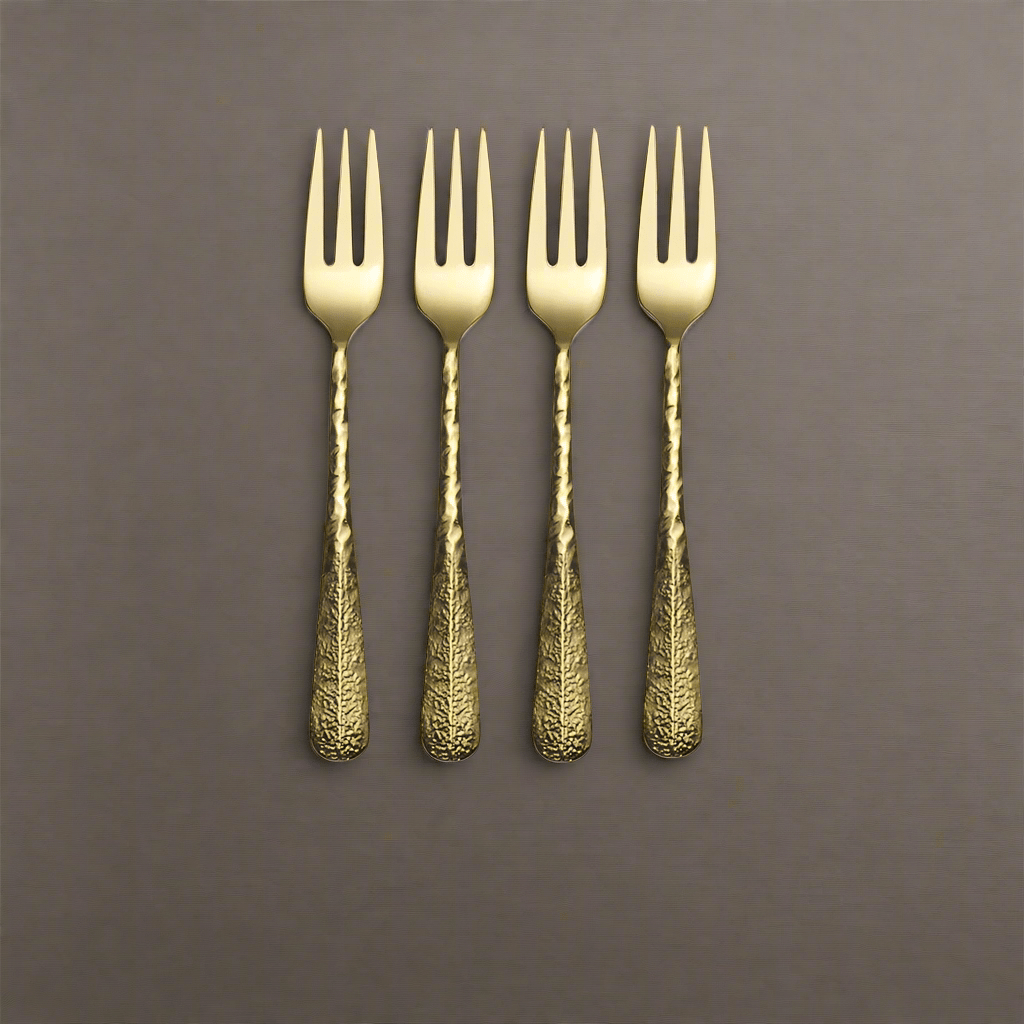 Sable Gold Set of 4 Appetizer Forks