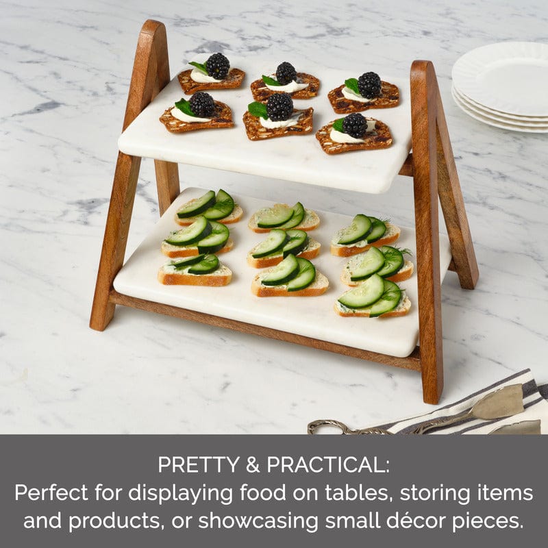 Luxor 2 Tier Serve Tray