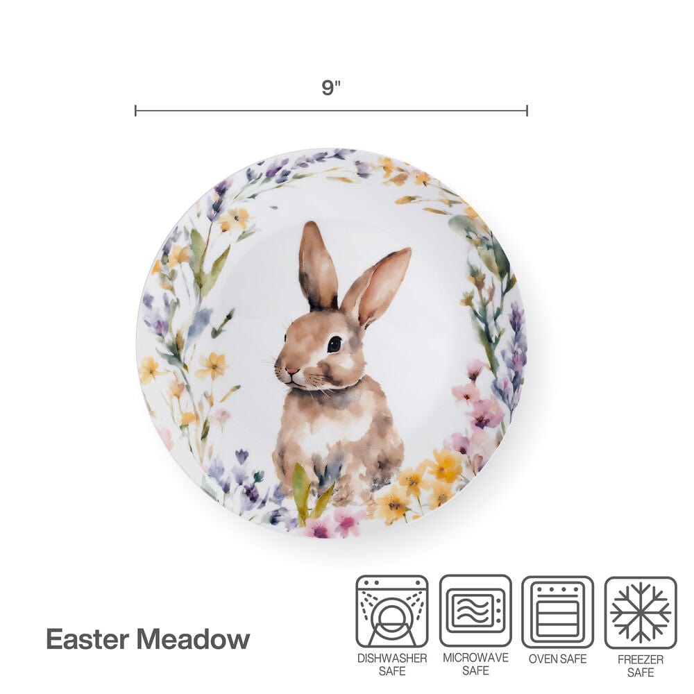 Easter Meadow Set of 4 Accent Salad Plates