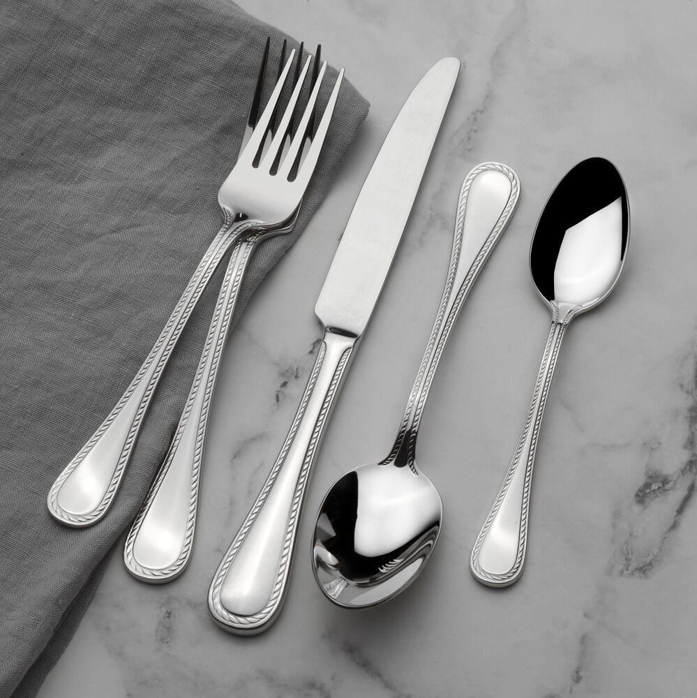 Afton 65 Piece Flatware Set, Service for 12