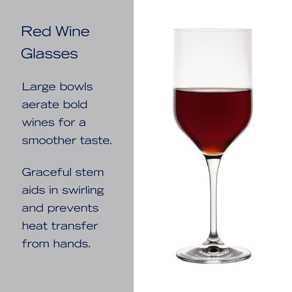 Upton Set of 4 Red Wine Glasses