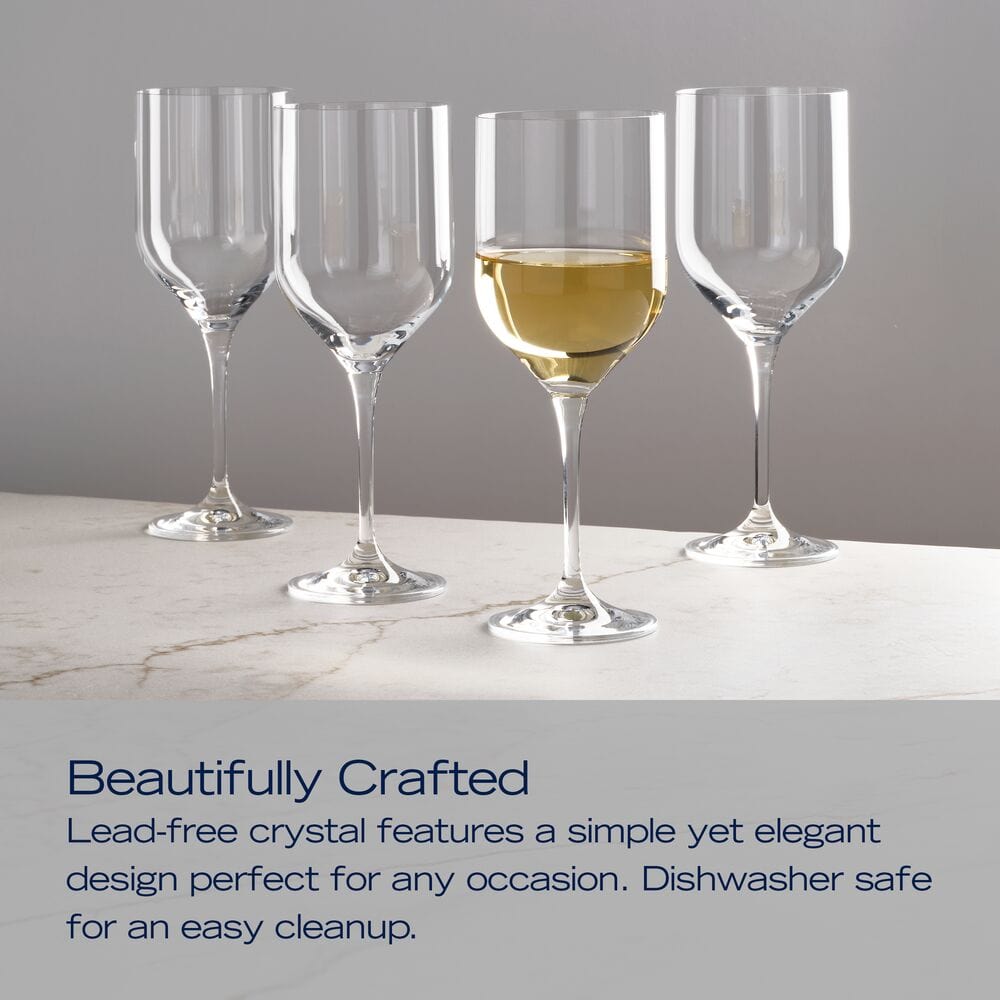 Upton Set of 4 White Wine Glasses