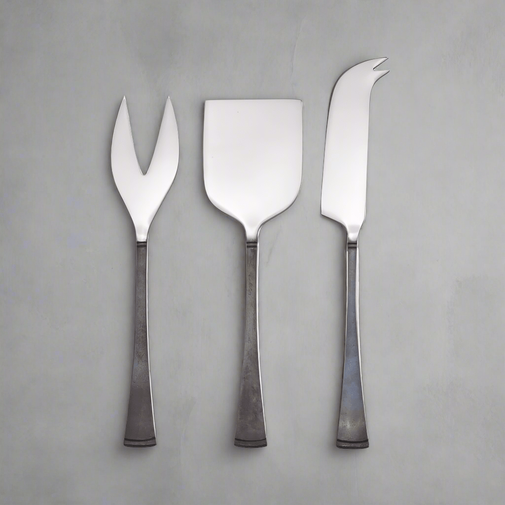 Alyse Burnished Black 3 Piece Cheese Set