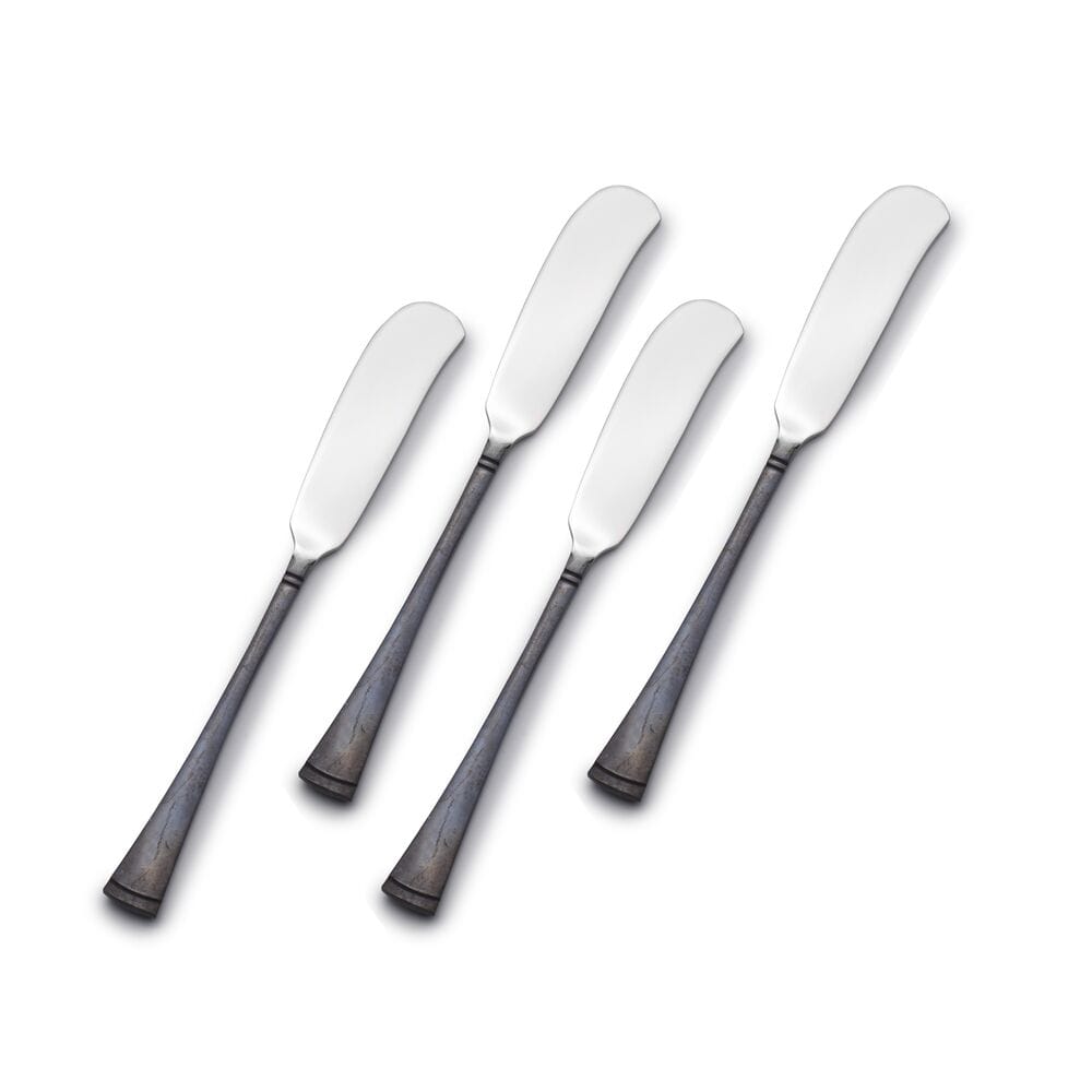 Alyse Burnished Black Set of 4 Spreaders