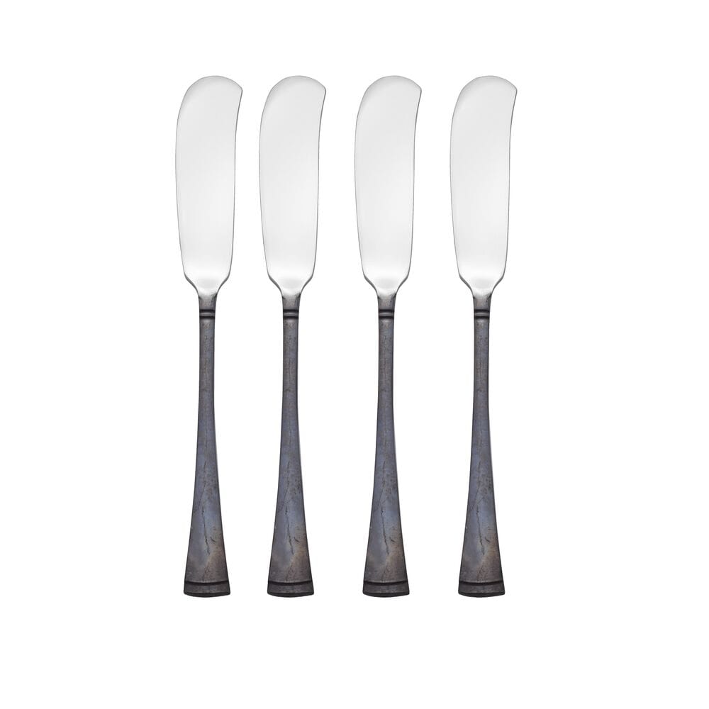 Alyse Burnished Black Set of 4 Spreaders