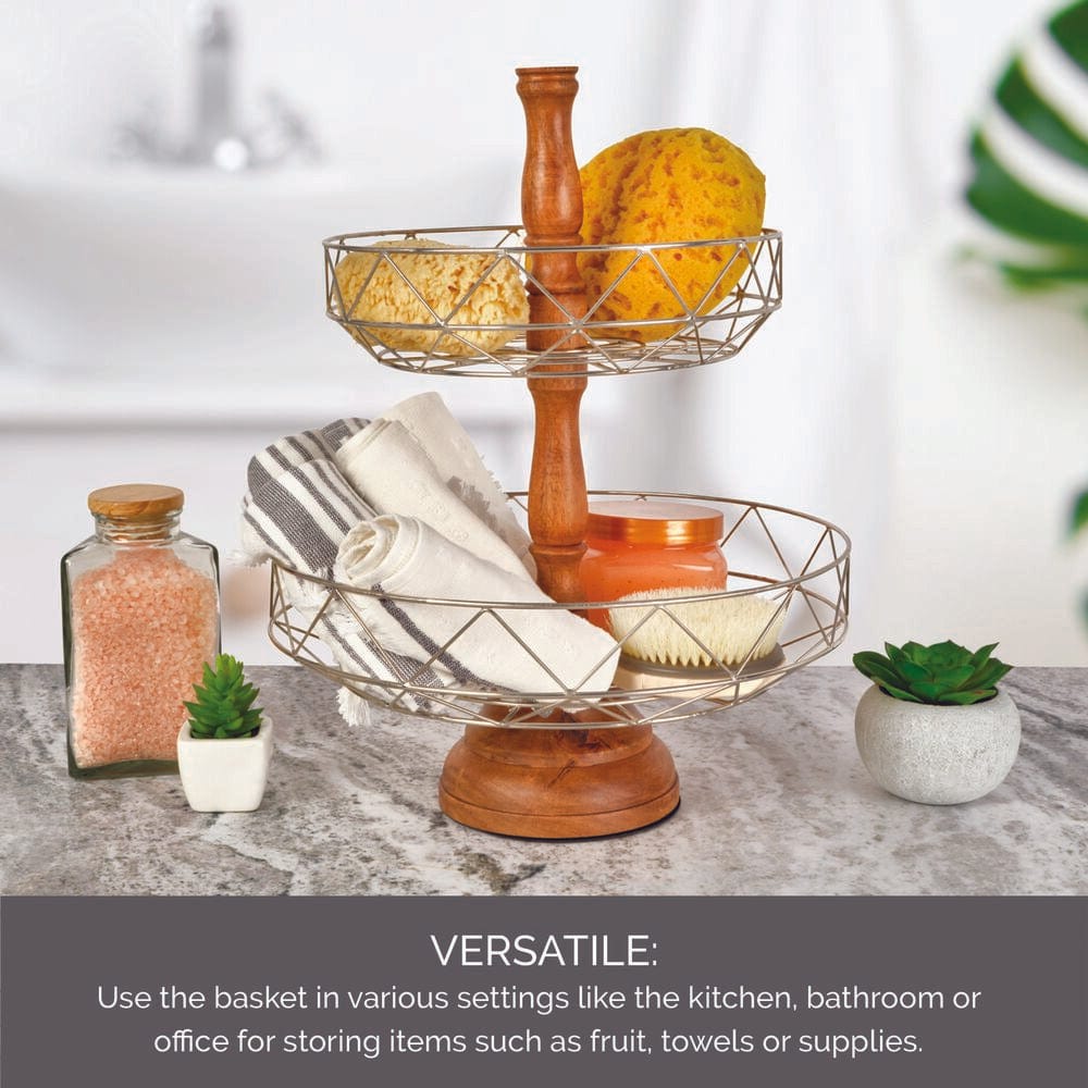 Sidney 2 Tier Fruit Storage Basket