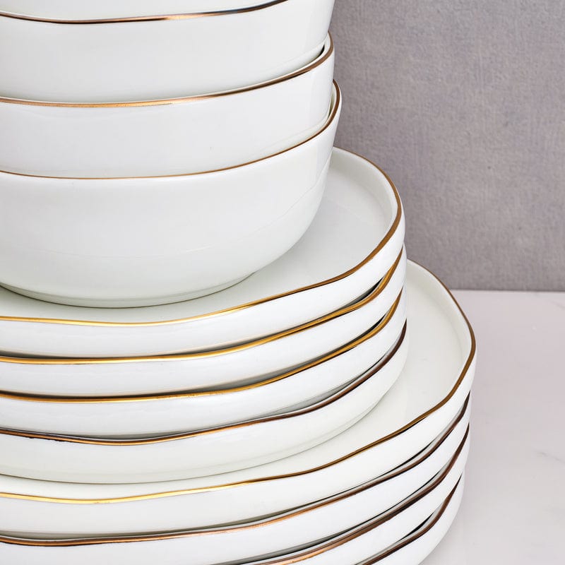 Adelaide Gold 20 Piece Dinnerware Set, Service for 4
