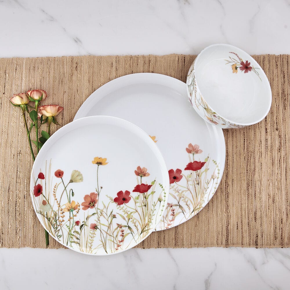 Meadow Serenade 12 Piece Dinnerware Set, Service for 4