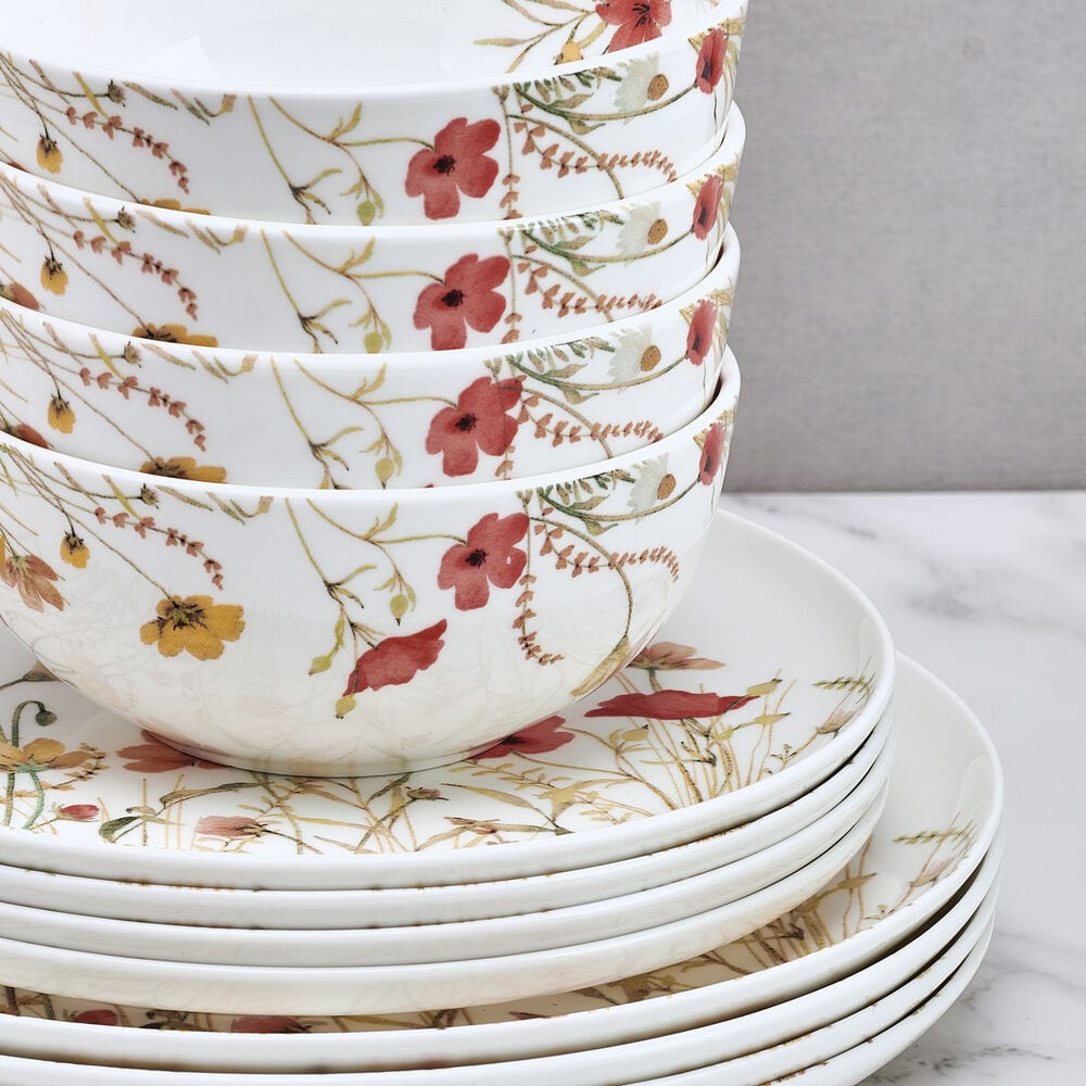 Meadow Serenade 12 Piece Dinnerware Set, Service for 4