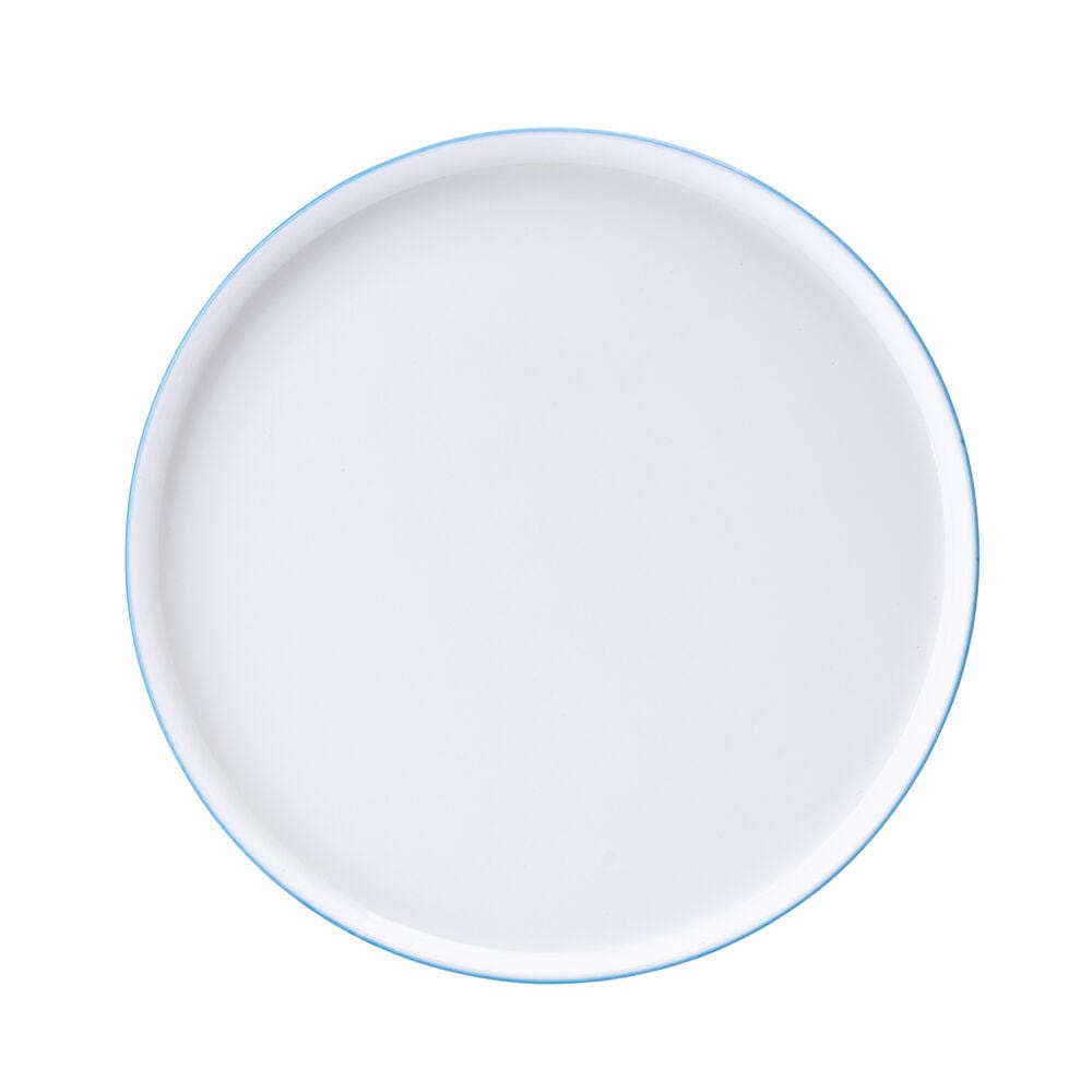 Samantha Blue Rim 12 Piece Dinnerware Set, Service for 4