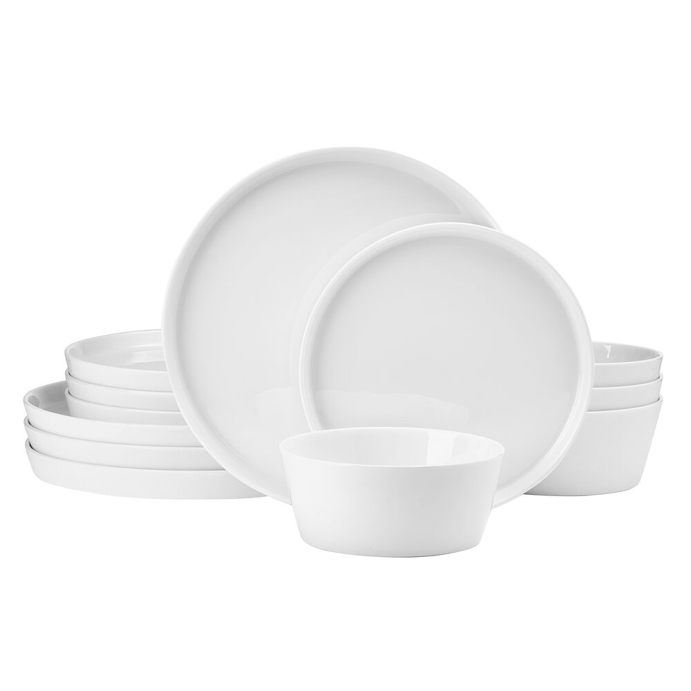 Rylee 12 Piece Dinnerware Set, Service for 4