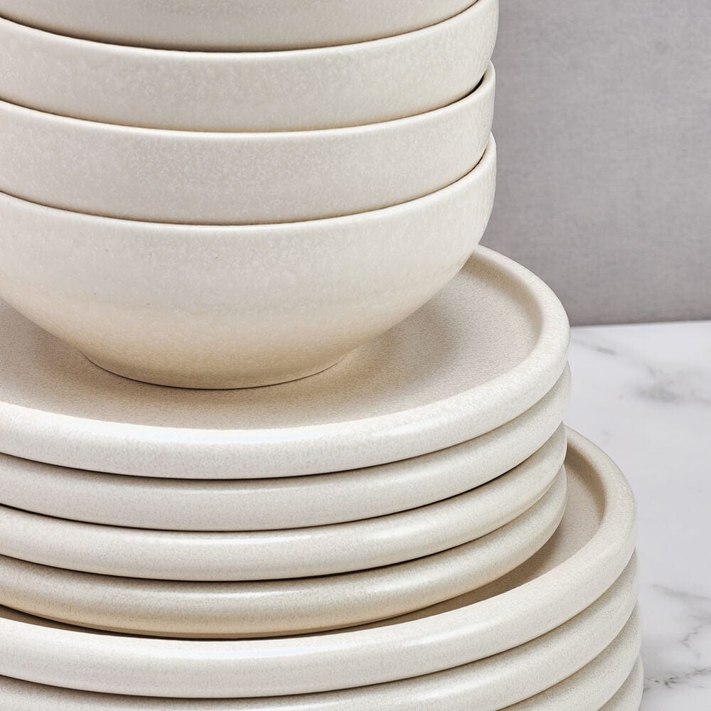 Declan Cream 12 Piece Dinnerware Set, Service for 4