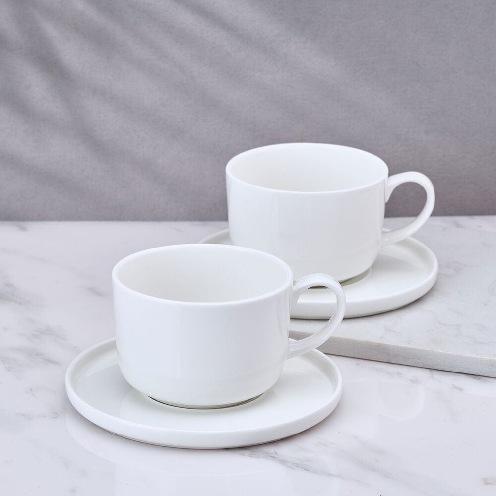 Samantha Set of 2 Teacups and Saucers