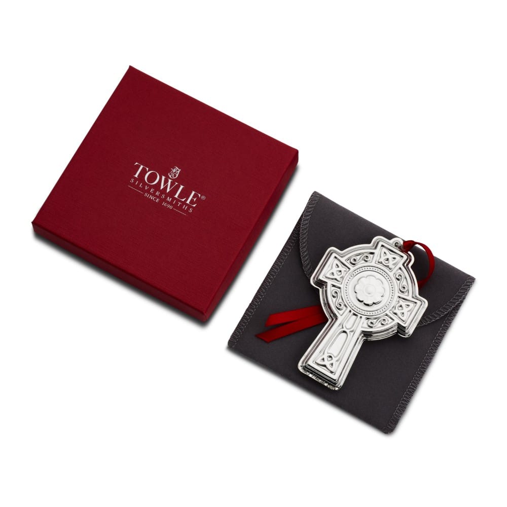 Towle 2026 Old Master Sterling Silver Cross Ornament 34th Edition