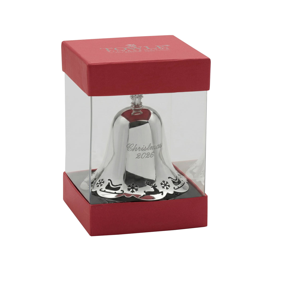 Towle 2026 Silver Plated Pierced Bell Ornament 47th Edition