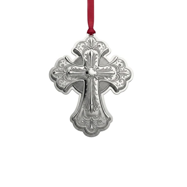 Wallace Grande Baroque 2026 Sterling Silver Cross Ornament 31st Edition