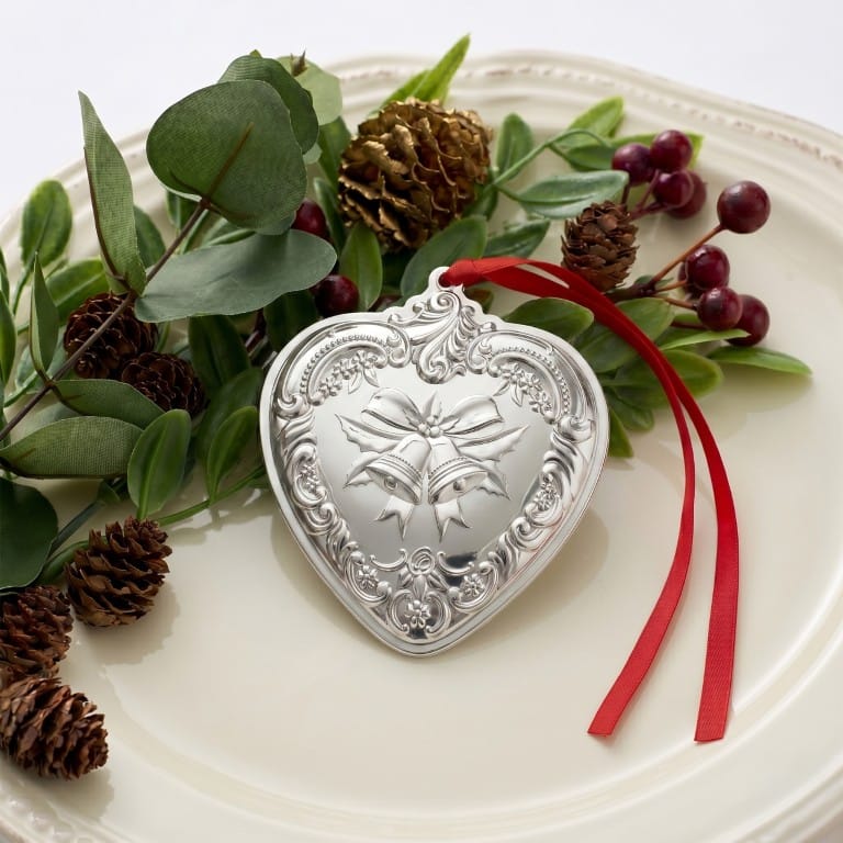 Wallace Grande Baroque 2026 Sterling Silver Heart Ornament 35th Edition