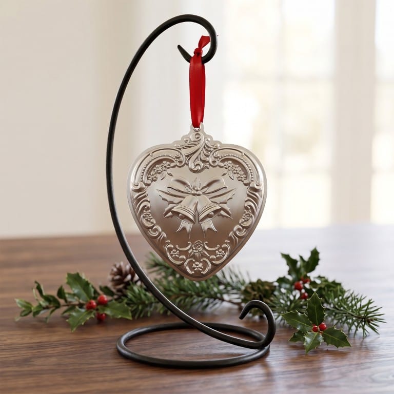 Wallace Grande Baroque 2026 Sterling Silver Heart Ornament 35th Edition