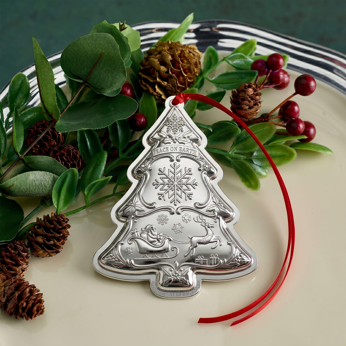 Gorham 2026 Sterling Silver Christmas Tree Ornament 10th Edition