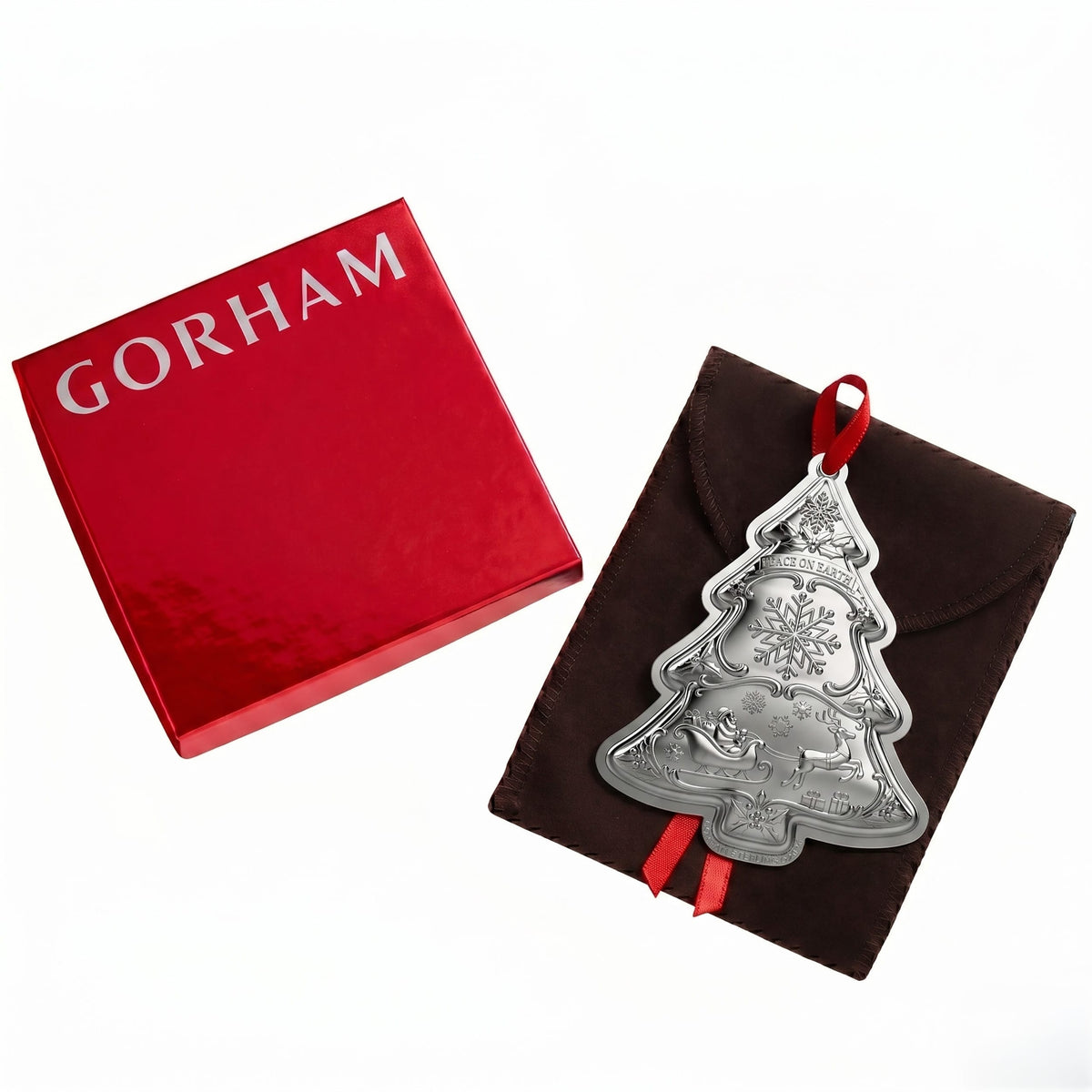 Gorham 2026 Sterling Silver Christmas Tree Ornament 10th Edition
