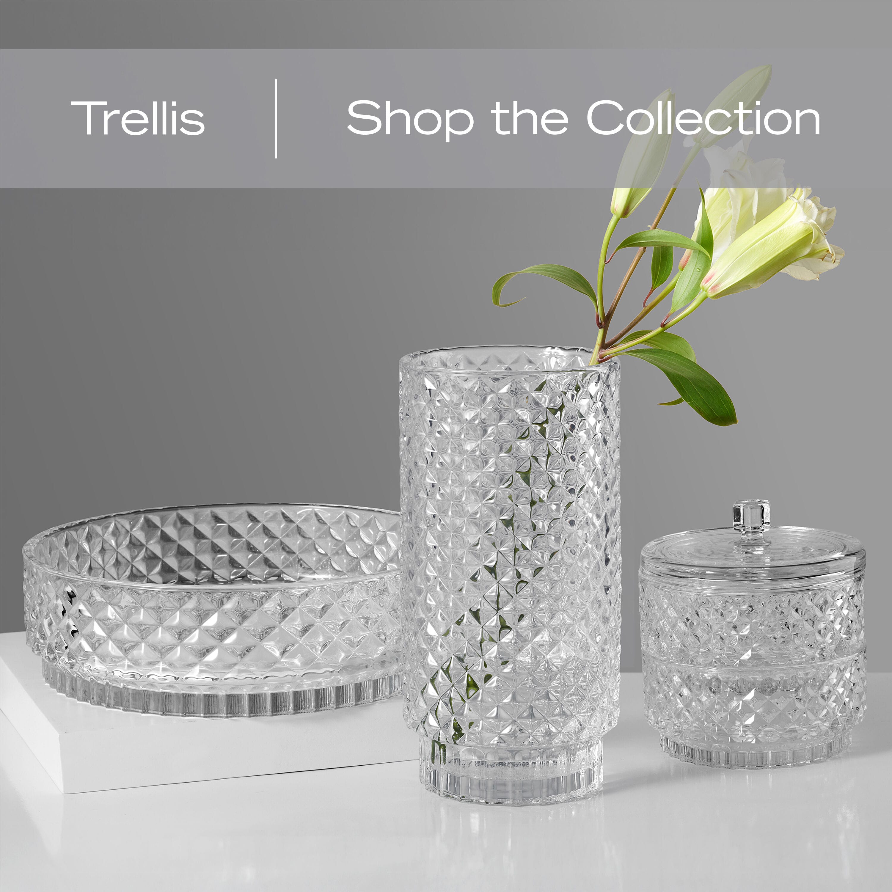 Trellis Centerpiece Decorative Bowl