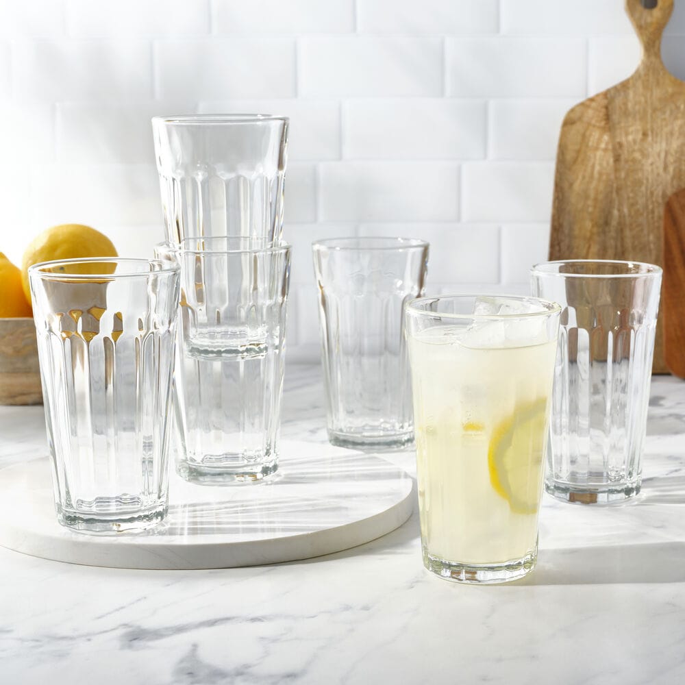 Mable Set of 6 Highball Tumbler Glasses 12oz.
