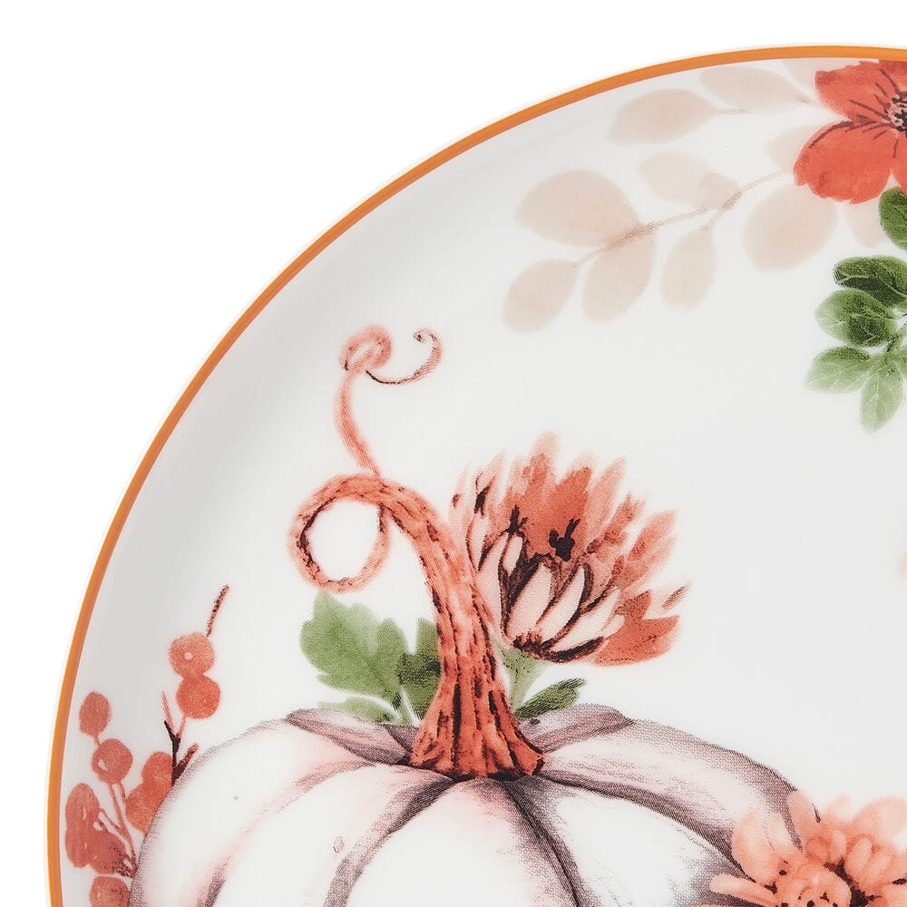 Autumn Bloom Set of 4 Salad Plates