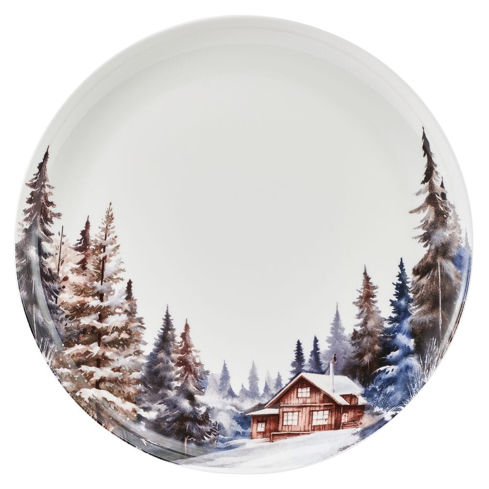 Whispering Pines 12 Piece Dinnerware Set, Service for 4