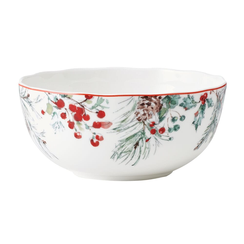 Pine and Berry 12 Piece Dinnerware Set, Service for 4