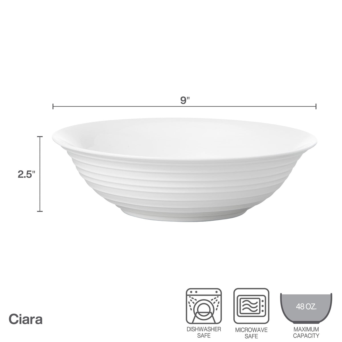 Ciara Flared Serve Bowl