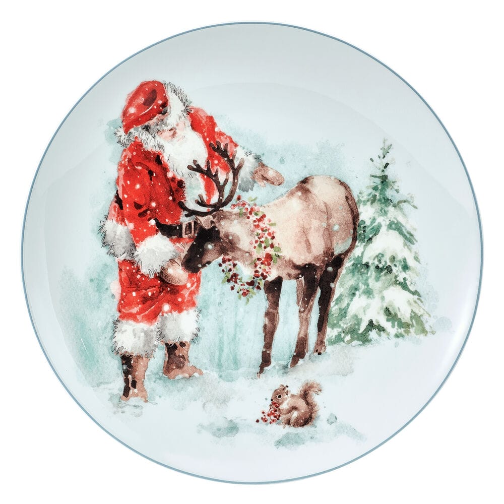Magical Santa Set of 4 Salad Plates